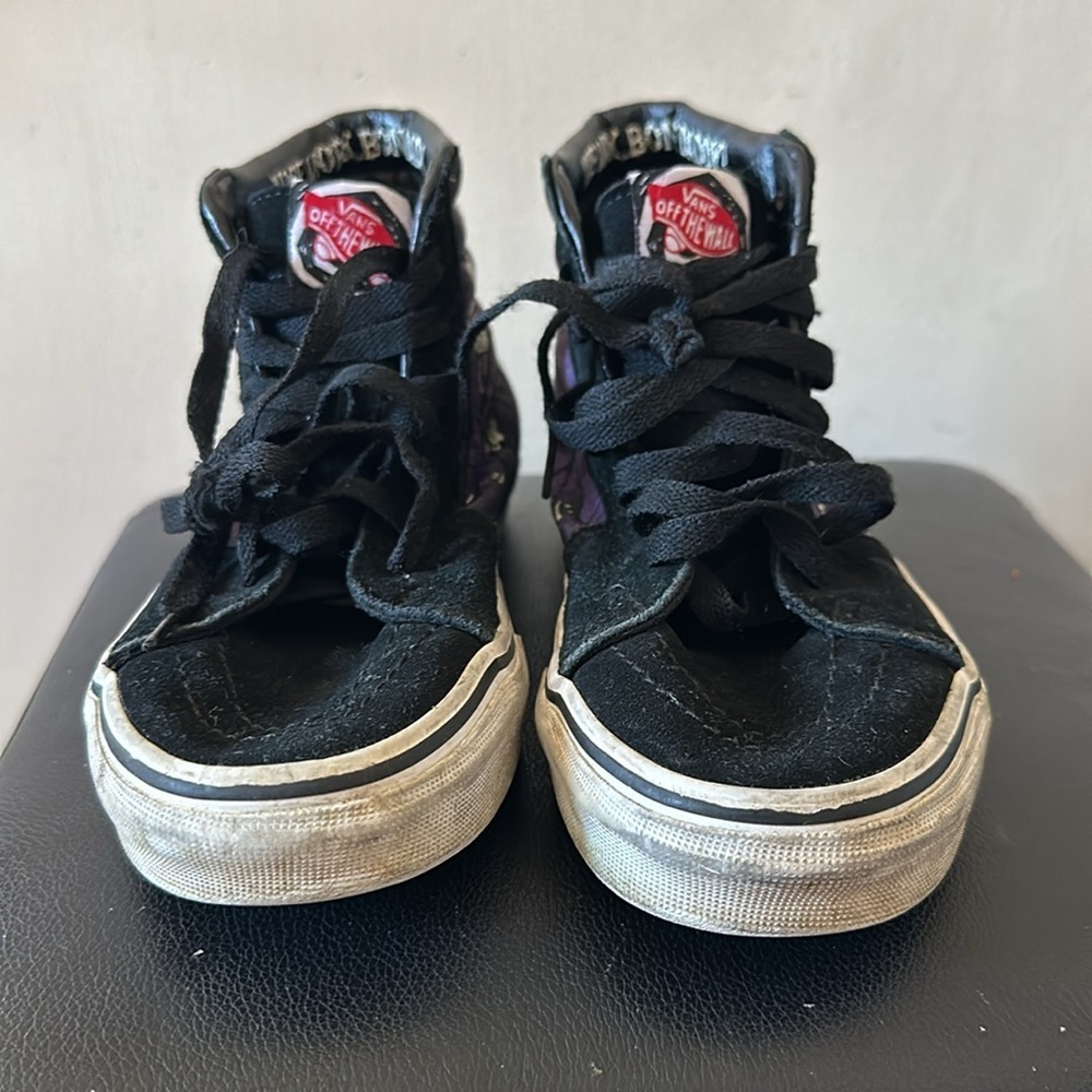 Vans Nightmare Before Christmas Sk-8 Hi Black Purple Sneakers Jack Sally Zero - Picture 6 of 13